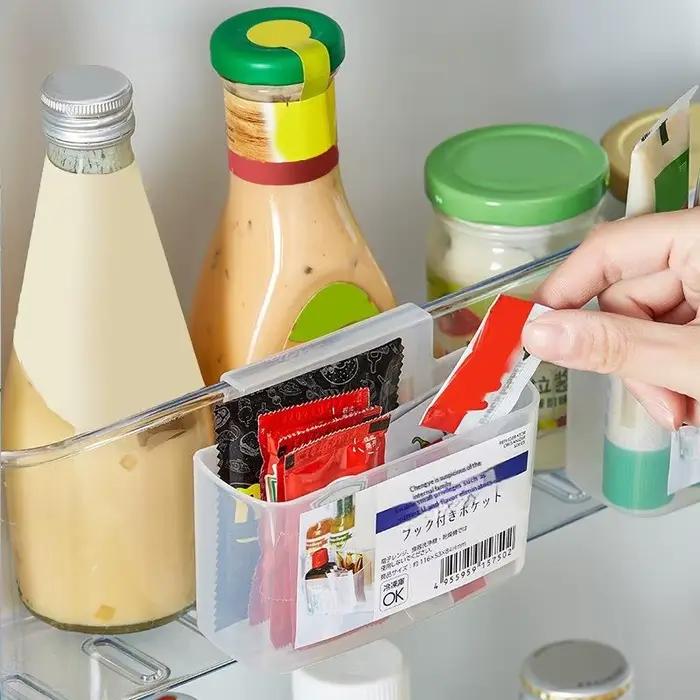 Support pour tranches de fromage pour réfrigérateur, boîte de rangement suspendue sur la porte latér
