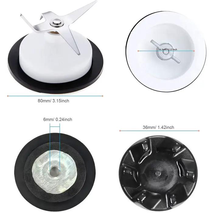 Kit de pièces de rechange pour mélangeur Kitchenaid, lame de mélangeur à 4 feuilles et coupleur de m
