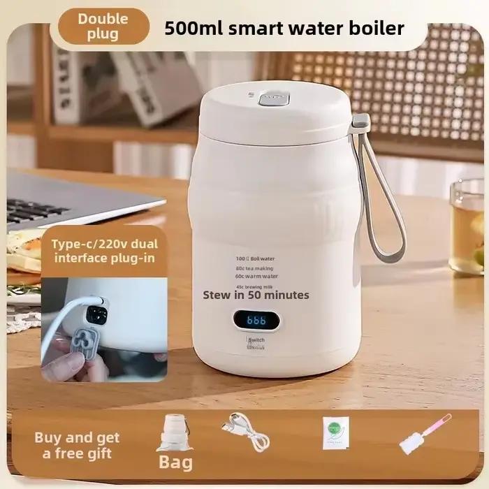 2025 nouveau 500ml intelligent multifonctionnel cuiseur électrique LCD affichage de la température b