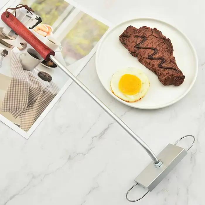 Fer à marquer pour la viande avec lettres interchangeables, kit d'outils portable pour griller