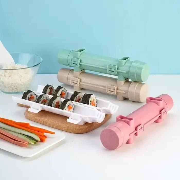 Bricolage cylindre Sushi faisant la Machine rapide Sushi Bazooka japonais roulé riz viande moule bou