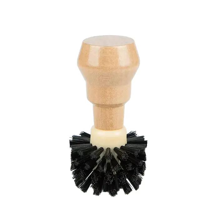 Porte-filtre professionnel avec manche en bois, brosse pour livres, barista, expresso, café, 51mm, 5