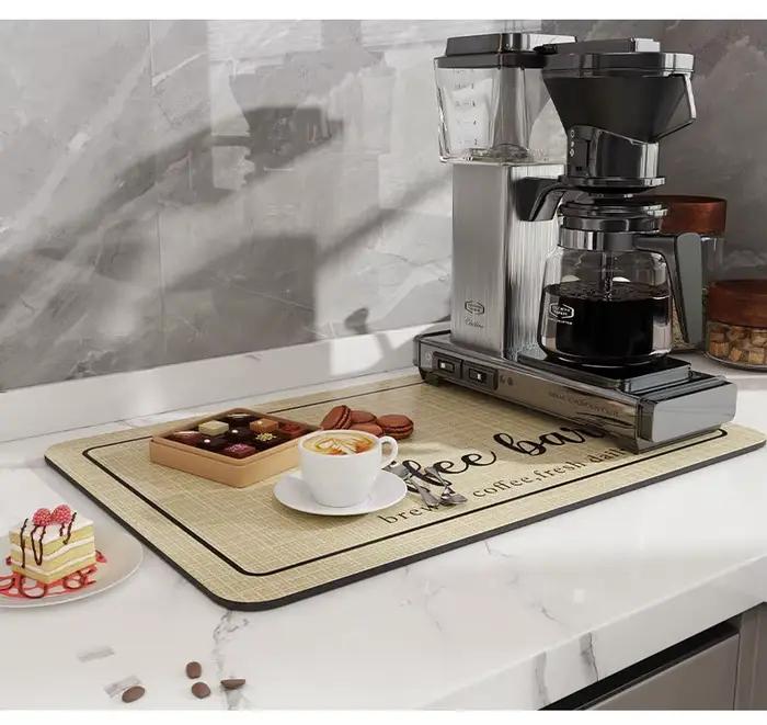 Tapis de Machine à café chaude, sans nettoyage, technologie antisalissure, coussin de contrôle de l'