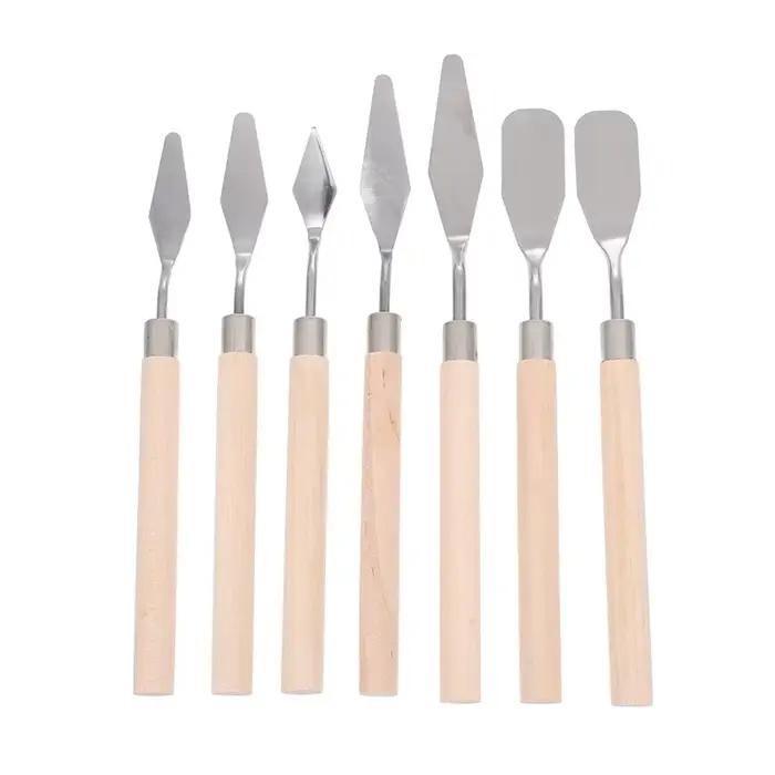 Couteau à peinture à l'huile pour peinture de gâteaux, accessoires de conception, Mini couteau à Pal