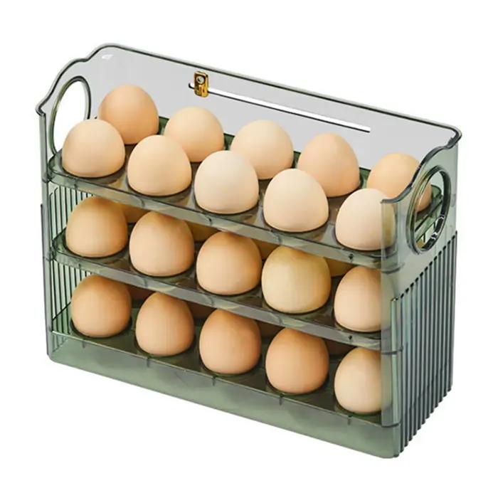 Porte-œufs de cuisine, boîte de rangement pour réfrigérateur à œufs de grande capacité, organisateur