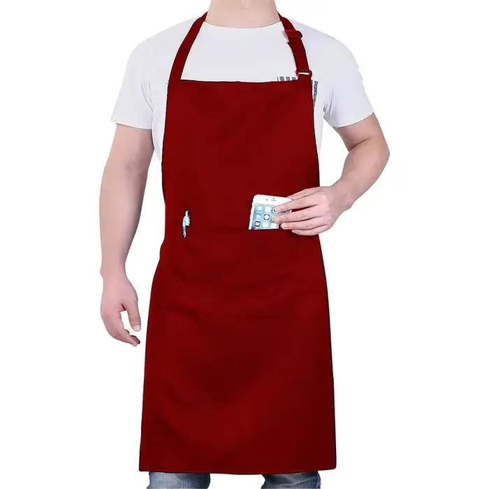 Tabliers de taille pour adultes, grande taille, imperméable, impression personnalisée, Logo brodé, S