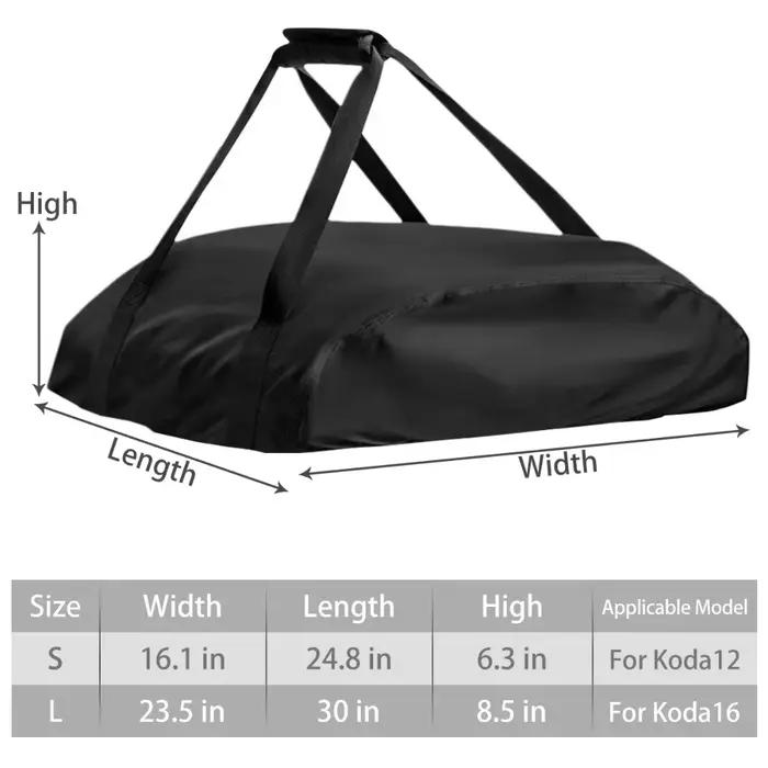 Housse de four à Pizza pour Ooni Koda 12 16, Portable, tissu Oxford 420D, imperméable, anti-poussièr