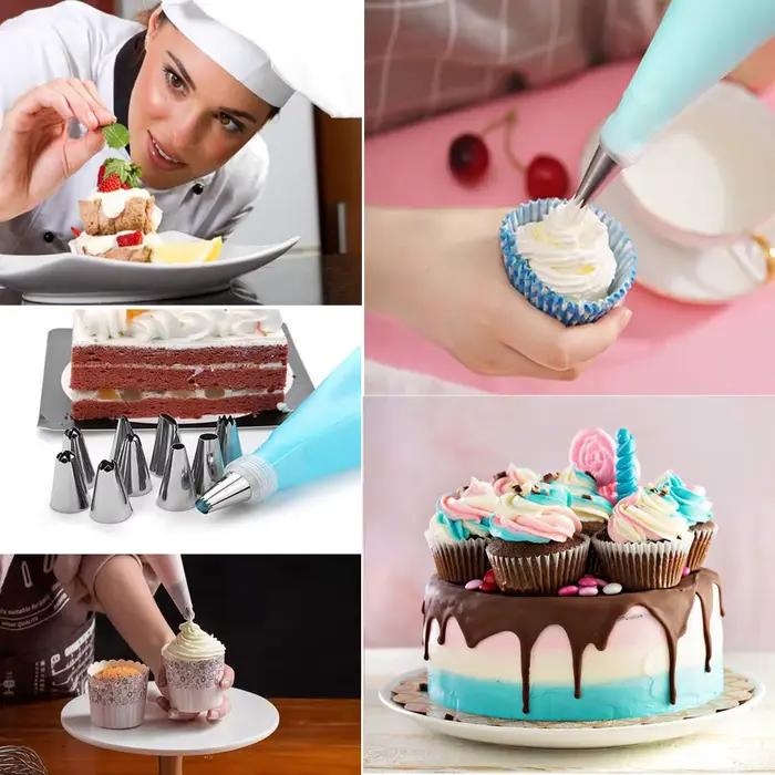 Douilles à gâteaux à douille pour pâtisserie, ensemble professionnel de confiserie, pointes de tuyau