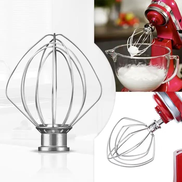 Fouet en fil d'acier inoxydable, accessoire pour batteur électrique de cuisine, pour batteur sur soc