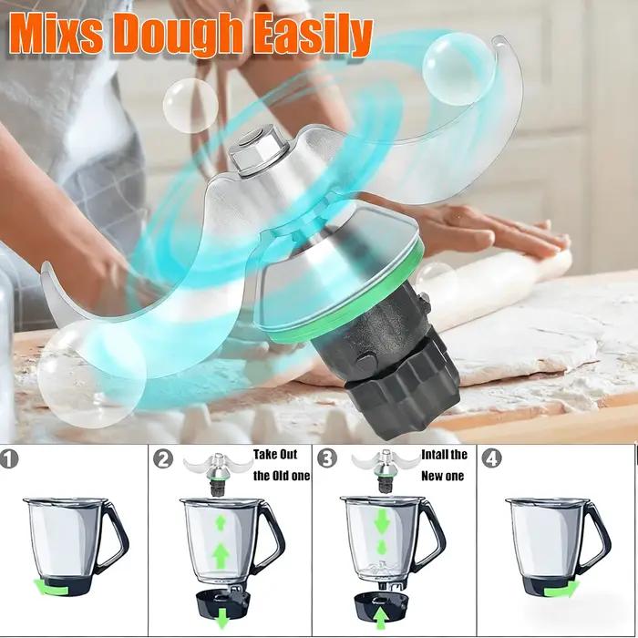 Lame de pétrissage en acier inoxydable de remplacement pour Thermomix TM5 TM6 TM7, tête de couteau p