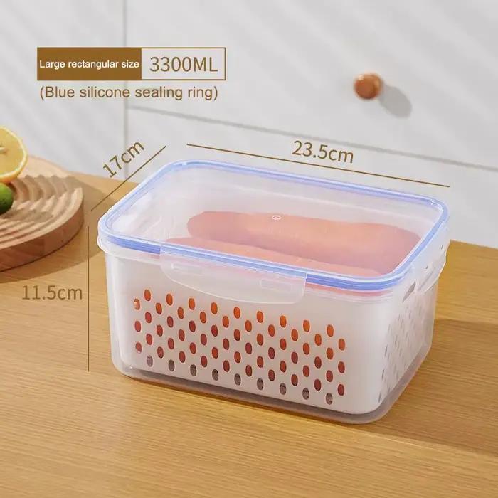 Boîte de rangement pour réfrigérateur, organisateur de réfrigérateur, boîtes de fruits et légumes fr