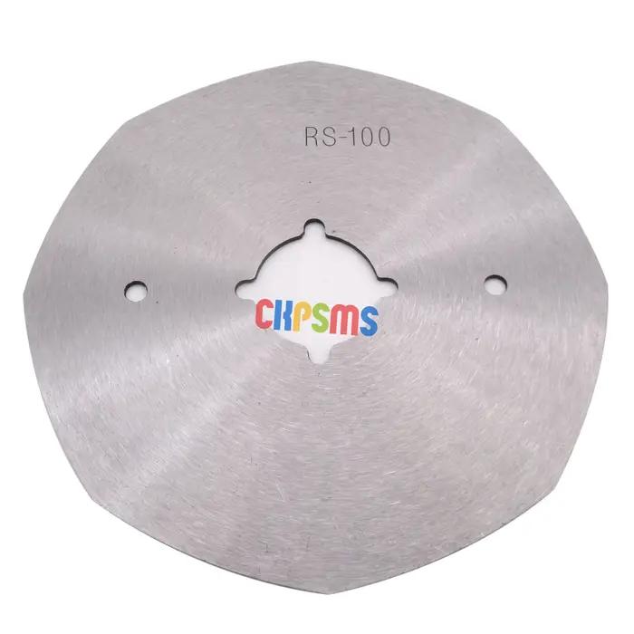 Couteau électrique à 8 côtés en alliage d'acier, 70mm/90mm/100mm pour tissus/cuir