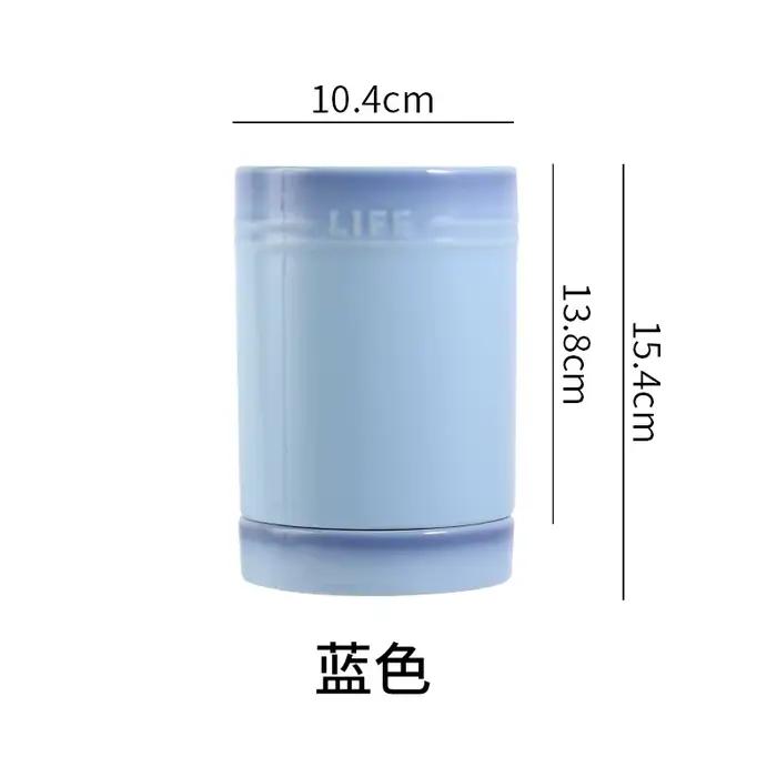 Porte-ustensiles de cuisine en porcelaine pour comptoir, organisateur de rangement en céramique pour
