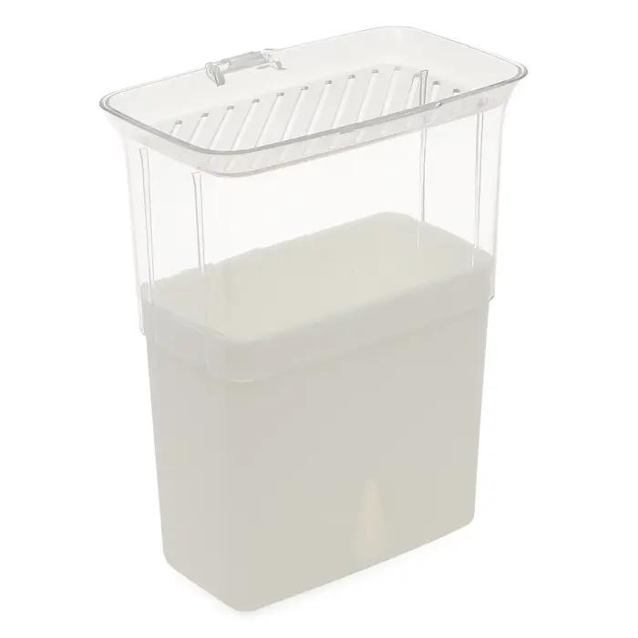 Conteneur de stockage d'herbes transparent, support hermétique d'herbes fraîches pour réfrigérateur,