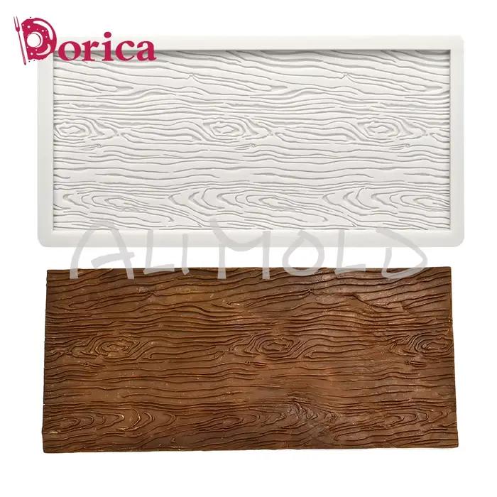 Moule en silicone en forme de veines d'écorce pour décoration de gâteau, ustensile de cuisine, modèl