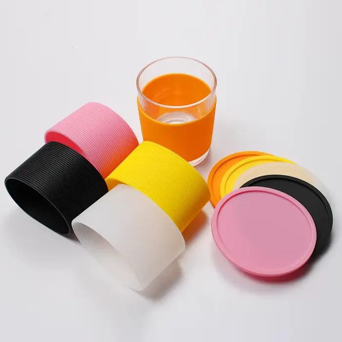Paquet de 6 sous-verres en Silicone pour boissons, antidérapants, durables, réutilisables, ensemble 