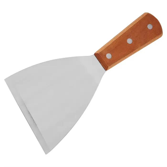 Spatule antiarina résistante à la chaleur en acier inoxydable pour griller le barbecue, outil de cui