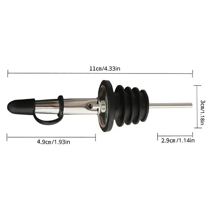 3 pièces/ensemble bouchon en acier inoxydable bouteille vin Olive huile verseur distributeur bec bou