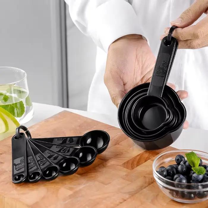 Ensemble de tasse à mesurer en plastique Olecranon, cuillère à mesurer graduée, outils de cuisson mé