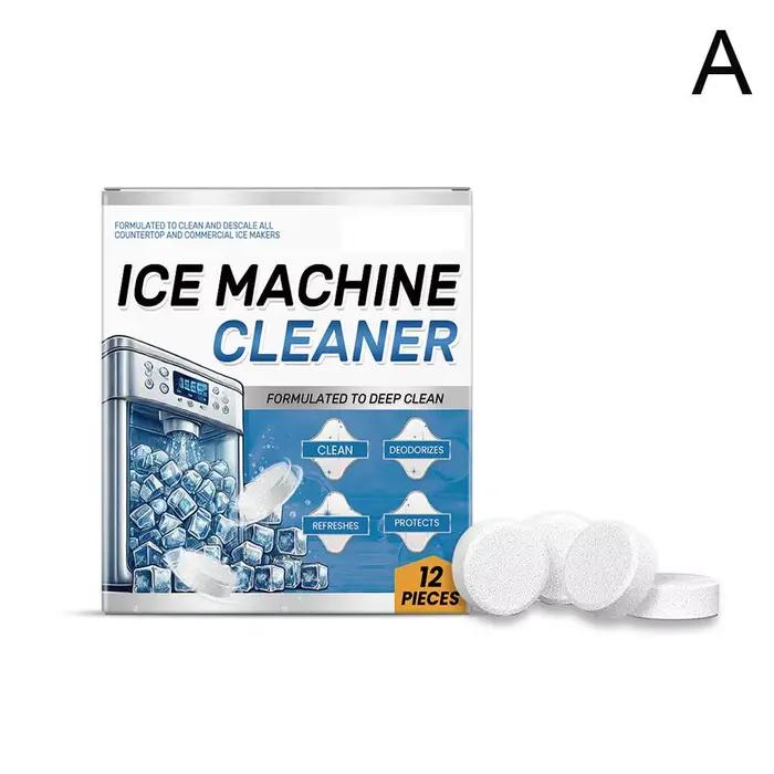 Nettoyant pour Machine à glace, comprimés de nettoyage pour détartrage, désodorisant, prolongation d