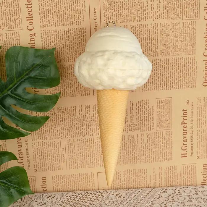 Modèle de crème glacée avec processus de rebond lent, matériau en mousse PU souple, décoration de ma