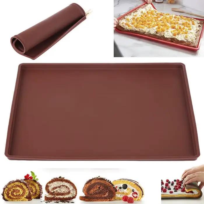Ustensiles de cuisson en Silicone, plats de cuisson, pâtisserie, plateau de cuisson, four roulant, u