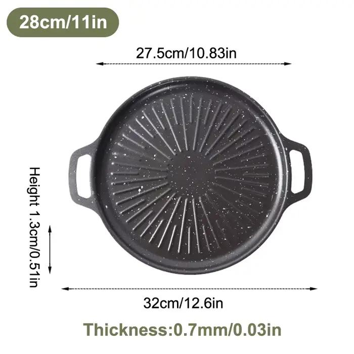 Plaque de cuisson antiadhésive pour cuisinière à induction - 28cm/32cm/34cm/38cm