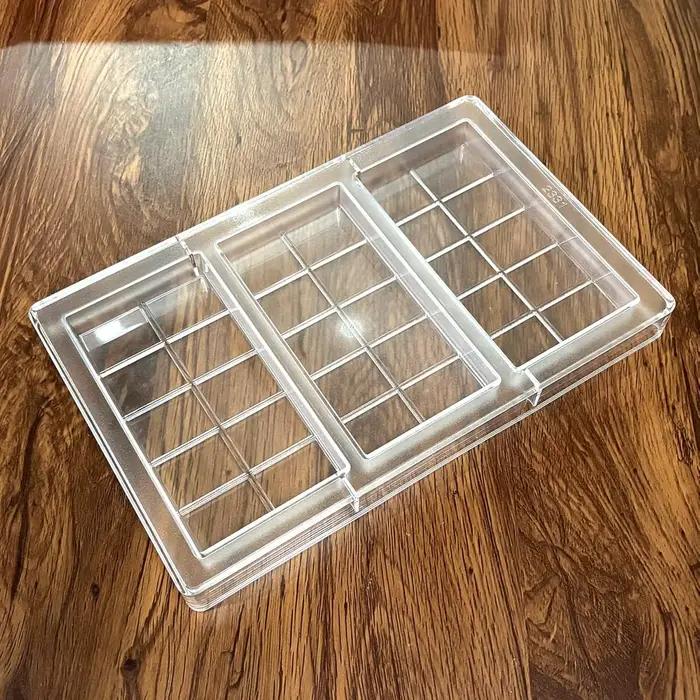 Moule de barre de chocolat de dubaï, en Polycarbonate, pour bonbons, pâtisserie, confiserie, outils 