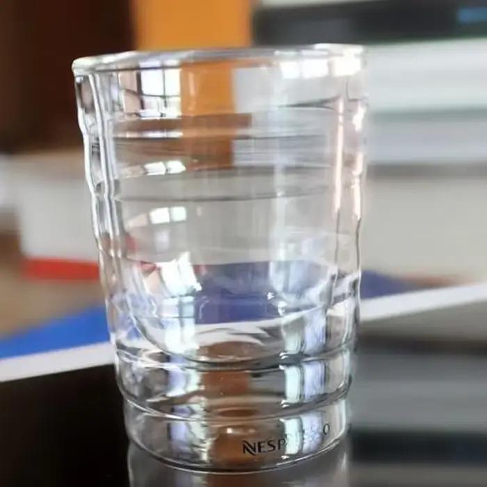Nespresso tasse à café résistant à la chaleur Double paroi thé verre tasse bière café à la main créa