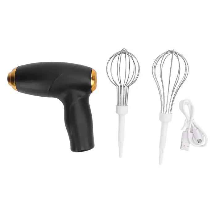 1 Mixeur Électrique, Batteur à Œufs, Double Fouet, Mixeur à Gâteau et Crème 3 Vitesses Type Pistolet