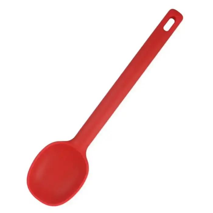 Grande cuillère à remuer en silicone, cuillère à salade, cuillère à assaisonnement de cuisine, cuill