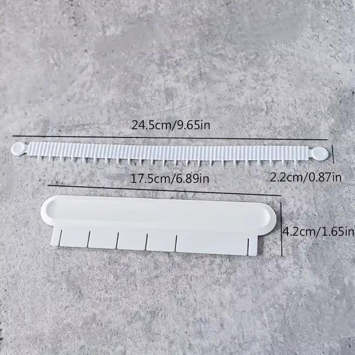1 pièce Outil de décoration de gâteaux courbé avec règle graduée, marqueur de jupe de gâteau pour la