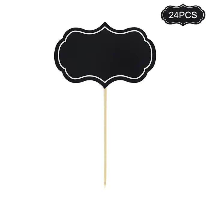 Marqueurs de Fromage pour Tableau de Charcuterie, Étiquette Alimentaire, Cure-Dents Vierges, Signes 