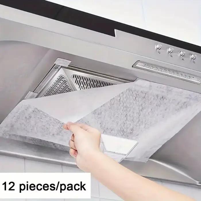 Filtre en papier pour hotte aspirante, couverture absorbante d'huile pour cuisinière de cuisine, hou