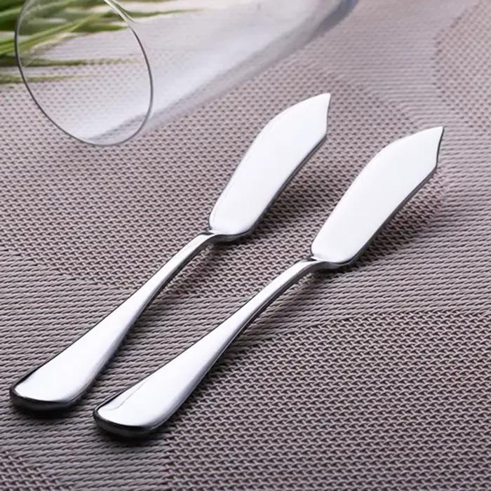 Couverts ustensiles en acier inoxydable, couteau à beurre, fromage, Dessert, épandeur de confiture, 