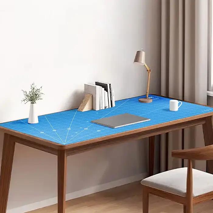 Tapis de découpe avec lignes quadrillées, 47.24x23.62 pouces, planche à découper polyvalente en PVC pour l'artisanat, la couture, les travaux en papier, le travail de l'argile, 1 pièce