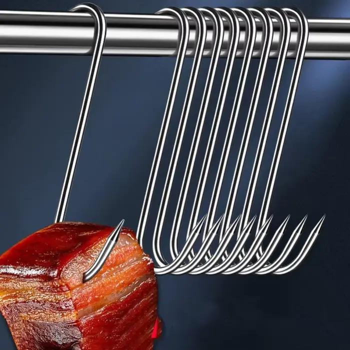 Crochet à viande de boucher en acier inoxydable