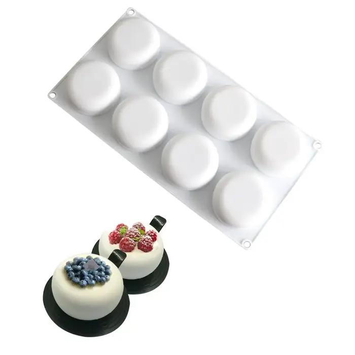 Moule en silicone pour gâteau mousse fleur d'oignon rose carré rond dessert occasion spéciale pâtisserie française chocolat bougie