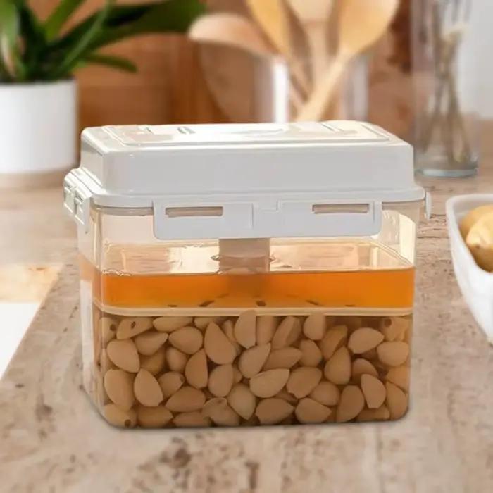 Conteneur de stockage pour kimchi 5L - Pot à cornichons pour la fermentation du choucroute