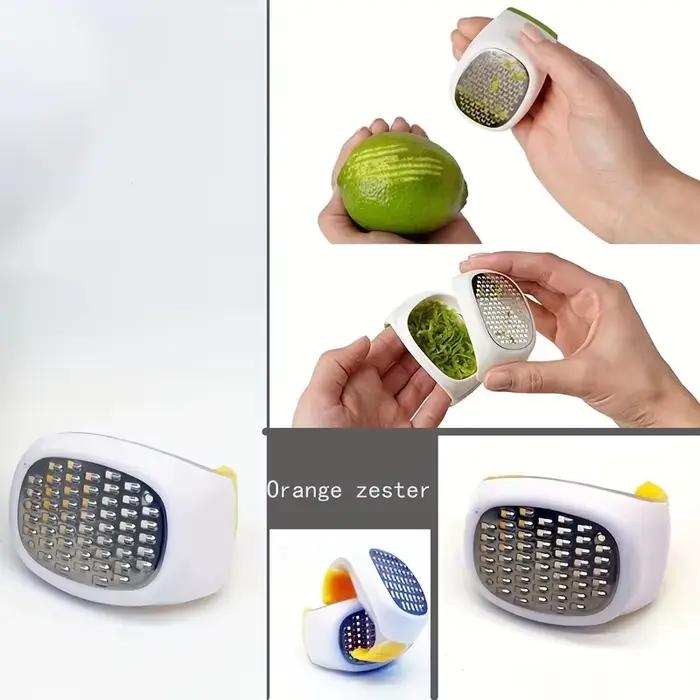 Râpe en acier inoxydable 1 pièce pour zester, râper et hacher sans effort le gingembre, l'ail, le fromage et les légumes – Durable et facile à nettoyer