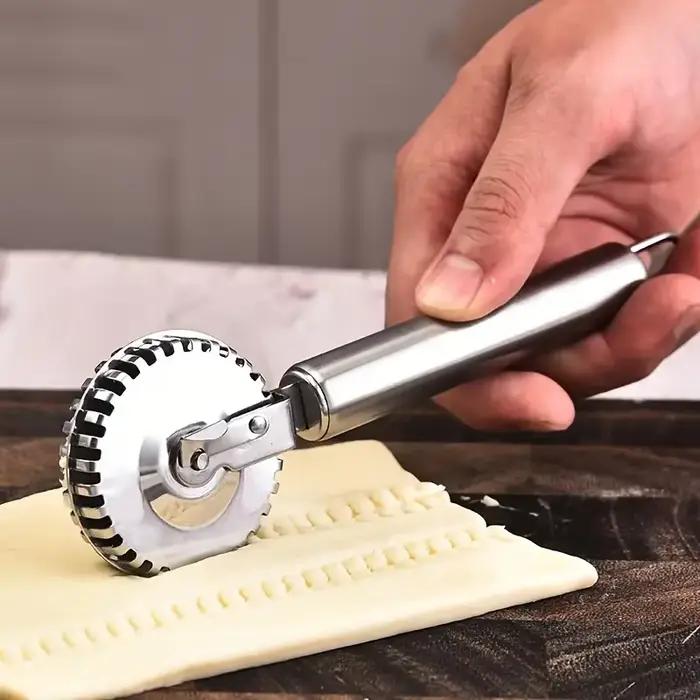Rouleau en acier inoxydable multifonction antiadhésif pour pâtisserie et cuisine professionnelles occasions spéciales