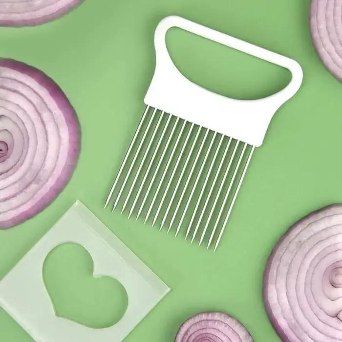 Trancheuse d'oignons sans effort avec ce 1 pièce