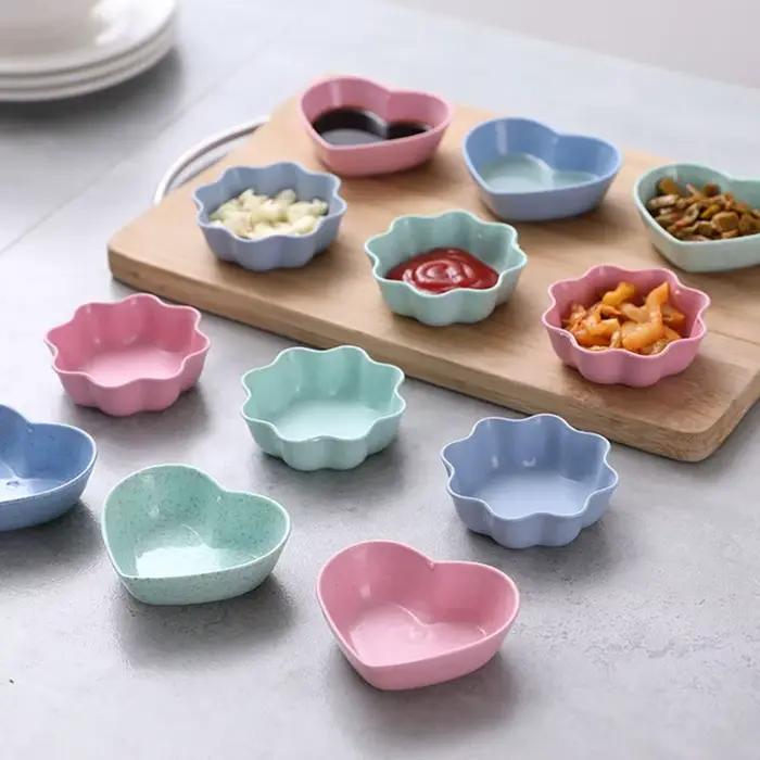 Assiettes à bord lisse pour apéritif résistantes et faciles à nettoyer pour usage quotidien et occasions spéciales en vaisselle de cuisine élégante