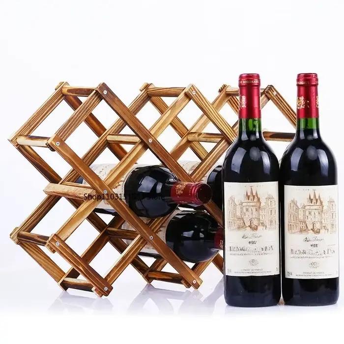 Étagères à vin empilables 6/10 bouteilles