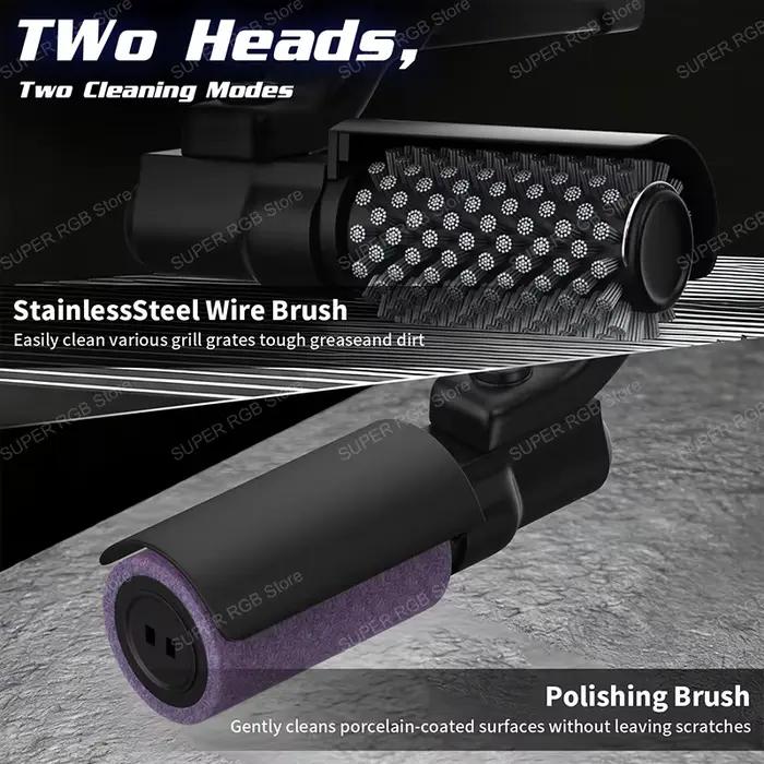 Brosse de nettoyage électrique pour barbecue