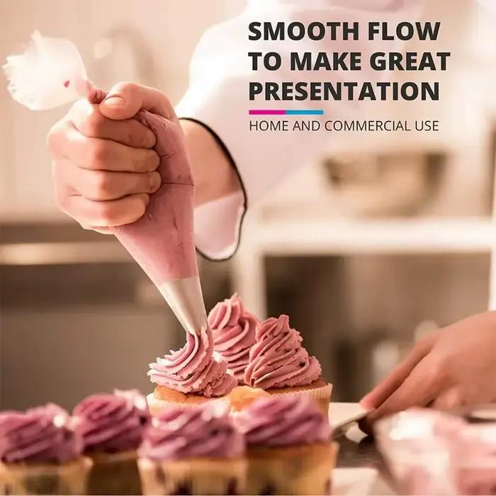 100 poches à douille jetables pour pâtisserie