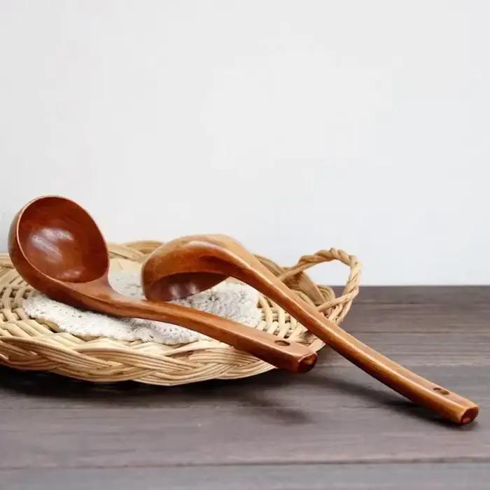 Cuillères en bois Kemu Big Nanmu de qualité supérieure