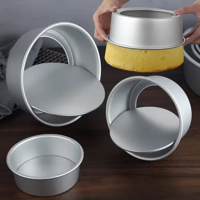 Moule à gâteau rond en alliage d'aluminium