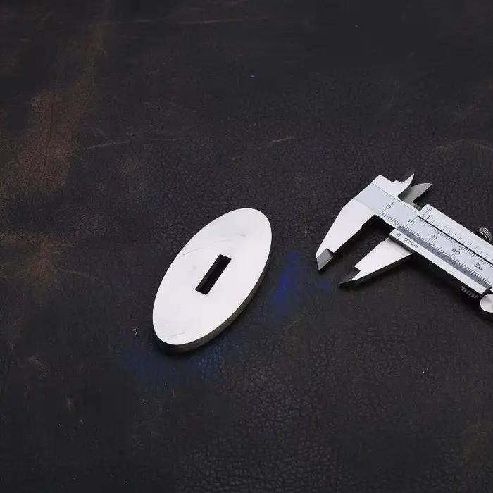 1 pièce de protège-doigt pour couteau, type pommel, en laiton et acier inoxydable, pour la fabrication de couteaux à lame fixe, pièces de bricolage pour manche de couteau