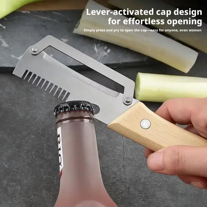 Nouveau Couteau à Éplucher Ergonomique 2026 avec Manche en Bois